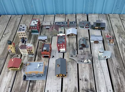 Vintage  Set Of 23 West Germany Buildings City For Train Fire Station Church Etc • $100