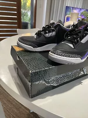 Size 10.5 - Air Jordan 3 Retro Court Purple • $250