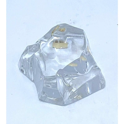 $18.95 • Buy Signed Val St. Lambert Crystal Glass ICEBERG Rock Paperweight W/ Label