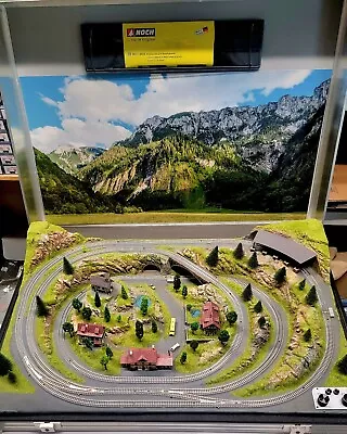 NOCH  Meran  Z Scale Deluxe Briefcase Train Layout By EMTZ 32  X 22  X 6  • $2500