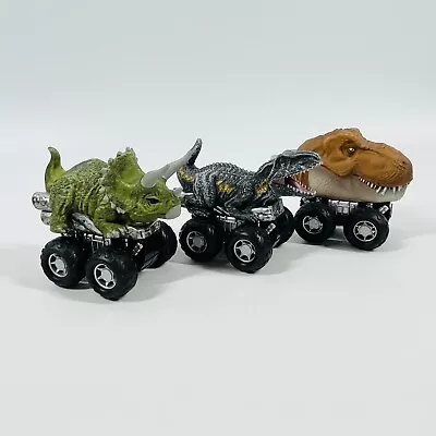 Jurassic World Zoom Riders Action Figure Vehicles Pull & Go Toy Dinosaurs • $22.50