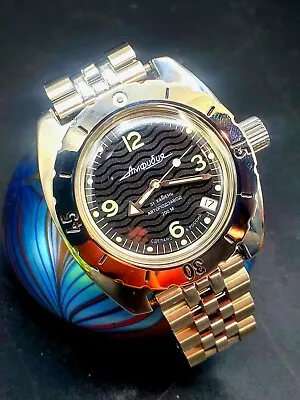 Russian Vostok Amphibia 31 Jewels 200M Dive Watch ! Rare Model !!  • $649