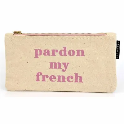 £7.98 • Buy Pardon My French Polka Dot Pencil Case - Pencil Cases