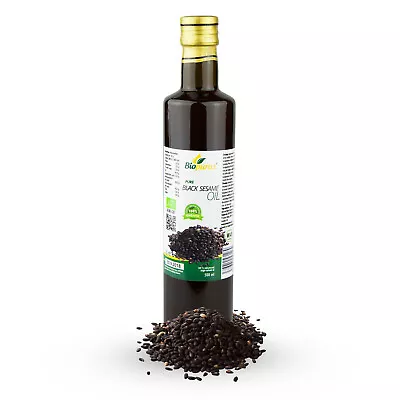 Biopurus Certified Organic Cold Pressed Black Sesame Oil 500ml • £31.10