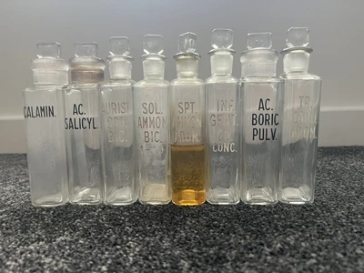 £140 • Buy Full Set Of Rare Antique Apothecary/ Chemist Bottles (Collectible, Glass)