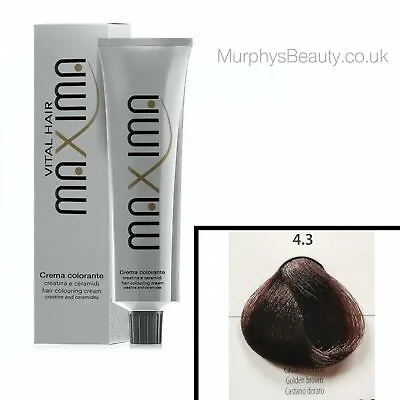 £6.95 • Buy Maxima Professional Hair Colour (100ml) (4.3 Golden Brown)