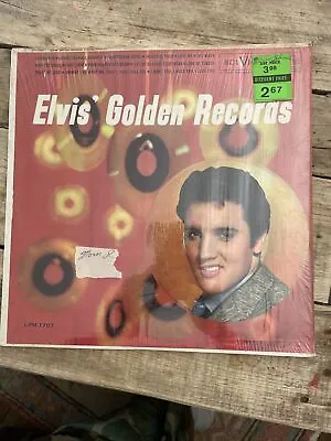 Elvis Presley LP Elvis' Golden Records RCA LPM-1707 RE2 • $25