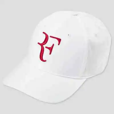 Uniqlo Roger Federer WHITE Tennis RF Cap / Hat - NEW With Tags ONE SIZE Red • $105