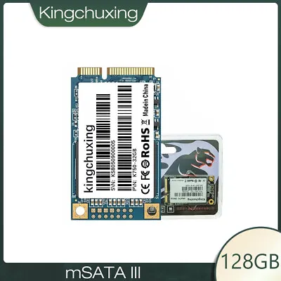 Kingchuxing MSATA SSD 128GB  Internal Solid State Disk Hard Drive For Laptop • £17.99