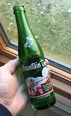 Old Mountain Dew ACL Soda Bottle Hillbilly Pig Rifle 10 Oz Advertising • $7.99