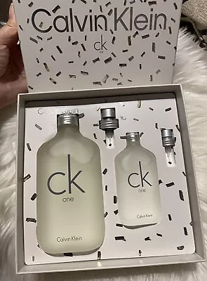 Brand New Calvin Klein CK One Eau De Toilette Perfume Gift Set 200ml & 50ml • $109.99