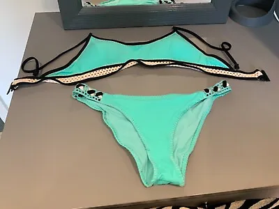 Never Worn Mint Green Bikini Set Size M/EU 38 • £7