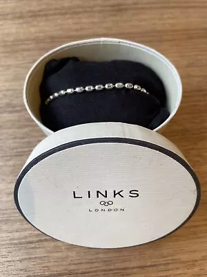 Genuine LINKS OF LONDON Hallmarked Sterling Silver Bracelet With Box • £9.50