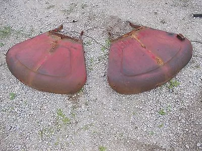 Massey Harris 33 30 Tractor Original Set / Pair MH Clamshell Fenders Fender • $155.85