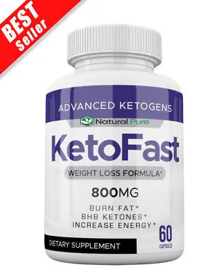 Keto Fast Weight Loss Pills Best Ketogenic Diet Supplement 800mg • $13.75