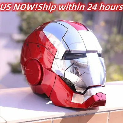 AUTOKING Iron Man MK5 1:1 Helmet Wearable Voice-control Multipiece Deformed Mask • $168