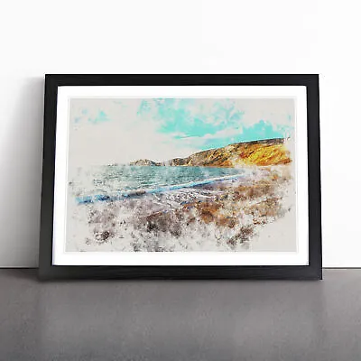 Worbarrow Bay In Dorset Wall Art Print Framed Canvas Picture Poster Decor • $21.10