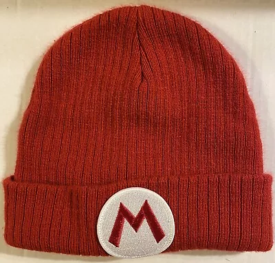 Nintendo Super Mario Bros Beanie Winter Hat “M” Logo 2020 Pre-owned • $9.99