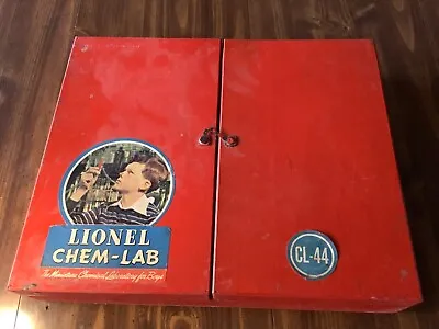 Vintage Lionel Chem-Lab Chemistry Set CL-44 In Wood Box • $125