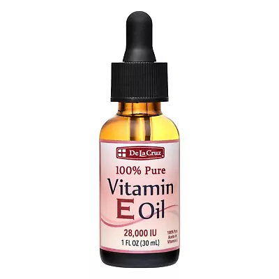 De La Cruz 100% Pure Vitamin E Oil 28000 IU No Preservatives 1 FL. OZ.  • $9.99