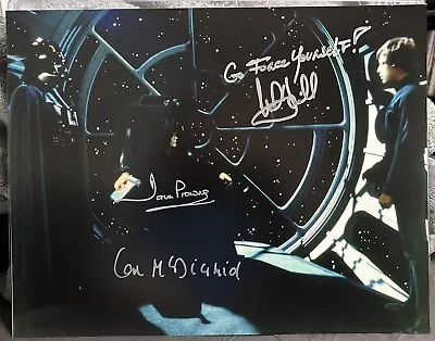 Mark Hamill Signed Star Wars Photo 11x14 David Prowse Autograph Rotj Bas Coa • $2999.99