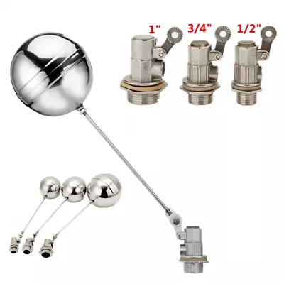 1  3/4  1/2  BSP Float Valve Stainless Steel For Automatic Water Cattle Bowl New • $19.99