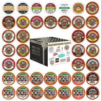 Flavored Decaf Coffee Pods Variety Pack Great Mix Of Decaffeinated Coffee Pods  • $35.90