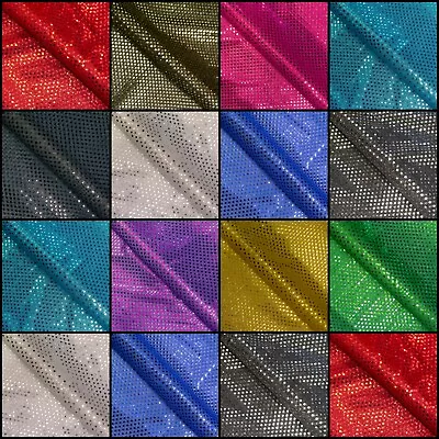 £1.39 • Buy Sequin Fabric Sparkly Shiny Bling Glitter Material Cloth 112cm Wide Drape Craft