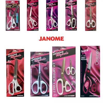 £6.30 • Buy Janome Scissors Selection Embroidery, Dressmaking, Shears & Snips