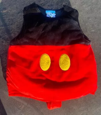 Disney Store Toddler Mickey Mouse Costume Size 6-12 Months Excellent Condition • $15