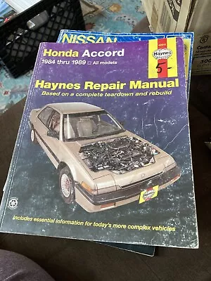 1984-1989 Honda Accord All Models Repair Manual Haynes 42011 • $9.99