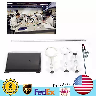 Laboratory Stand Flask Support Ring Base Condenser Clamp Stands Holder Universal • $20