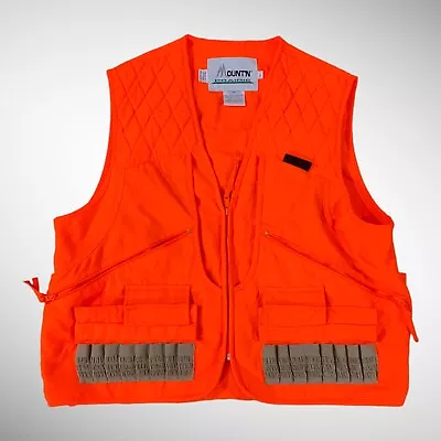 $34.99 • Buy Mount'n Prairie Blaze Orange Pheasant Hunting Vest Size Large Style No 300