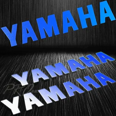 5.5  Fuel Tank/Fairing/Rim/Wheel Decal Reflective Logo Vinyl Sticker Yamaha Blue • $10.88