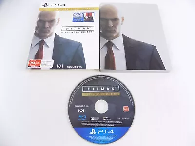 Mint Disc Playstation 4 Ps4 Hitman: The Complete First Season Steelbook Free ... • $26.32