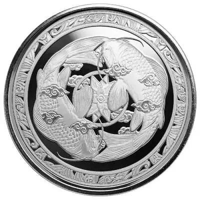 2023 Silver 1 Oz Fiji Koi Fish BU Coin • $41.76