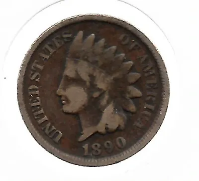 £0.82 • Buy 1890 Rare 100 Year Old Indian Head Penny Liberty Shield Cent US Collection Coin