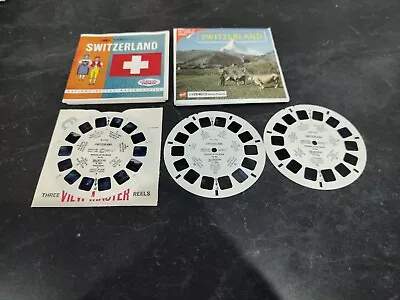 SWITZERLAND Nations Of The World Vintage View-Master 3 Reel Pack B185 W/booklet • $9.99