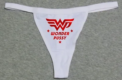 Wonder Woman Parody Funny Sexy Glow In Dark Easter Slut Cosplay Thong • $12.69