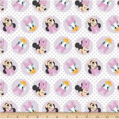 BTY Camelot Disney Mickey Mouse Play All Day Duck True Friend Cotton Fabric 1021 • $11.25