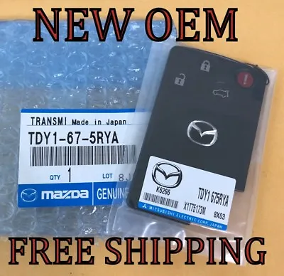 New Oem Mazda Suv Cx-7 Cx-9 Smart Card Keyless Remote Fob Bgbx1t458ske11a01  • $925