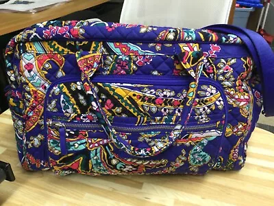 Vera Bradley Iconic Weekender Travel Bag Romantic Paisley-Carry-on • $59.50