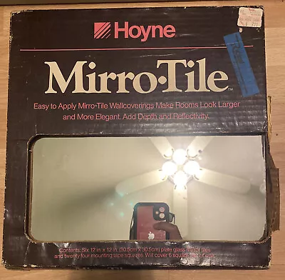 Lot 3 Single Vintage Mirror Tiles Hoyne Wall Decor MIRRO Time 12 X 12 Square • $39.99