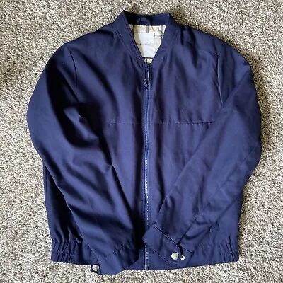 Vintage Nautica Golf Jacket Mens Size Medium Nice Condition Plaid Lining • $24.99