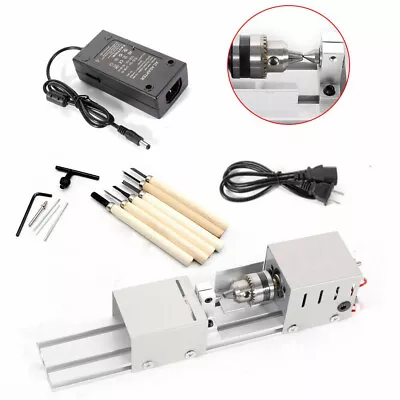 Mini Lathe Beads Polisher Machine Woodworking 100W DIY Rotary Polishing Plug • $35