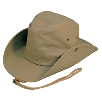 £16.95 • Buy Australian Style Outback Bush Hat With Chin Cord  Studs.Free Fast Post