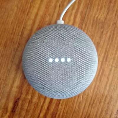 Google Home Mini With Power Adapter Chalk In Box • $33