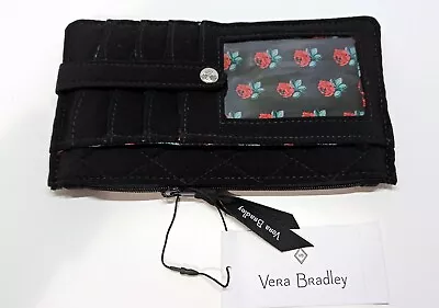 Vera Bradley - RFID Ultimate Card Case - Classic Black • $37.99