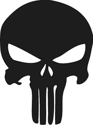 Window Wall Display Vehicle Display Skull The Punisher Logo Decal Vinyl Sticker  • £0.99