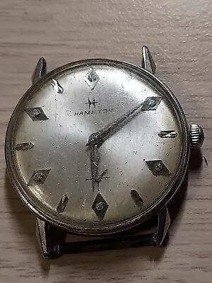 Vintage Hamilton Men's Watch 10k Rgp Parts Repair • $15